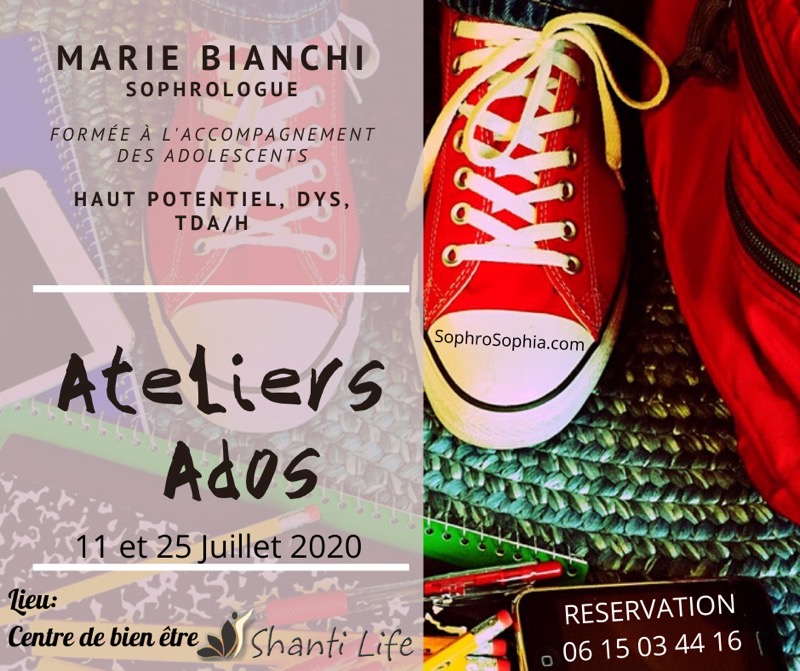 Marie Bianchi Sophrologue Adolescents Antibes